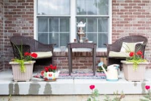 wicker-furniture-on-the-patio-with-a-samovar
