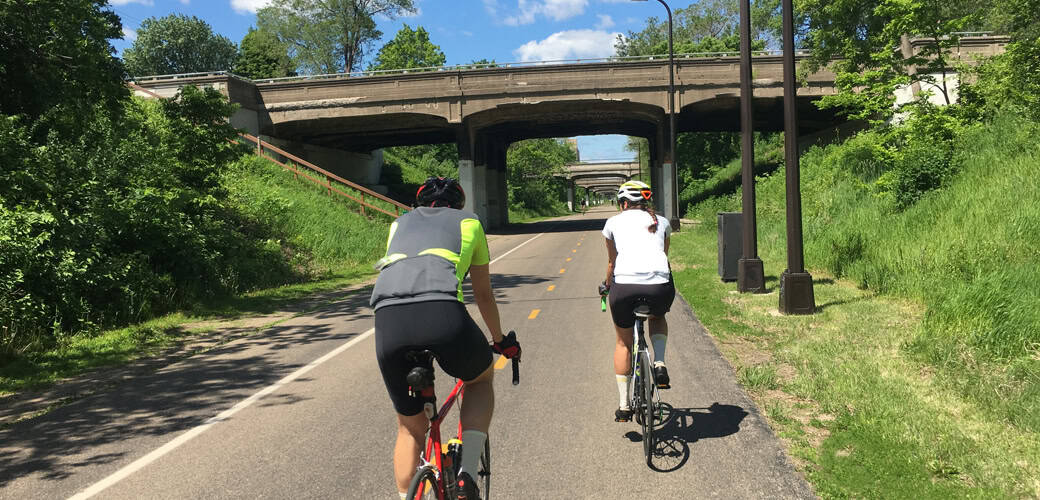 biking
