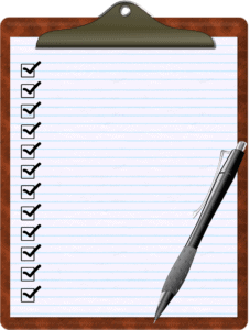 Checklist