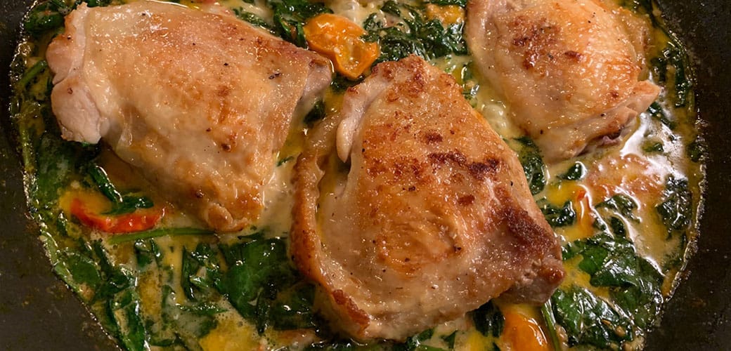 chicken florentine