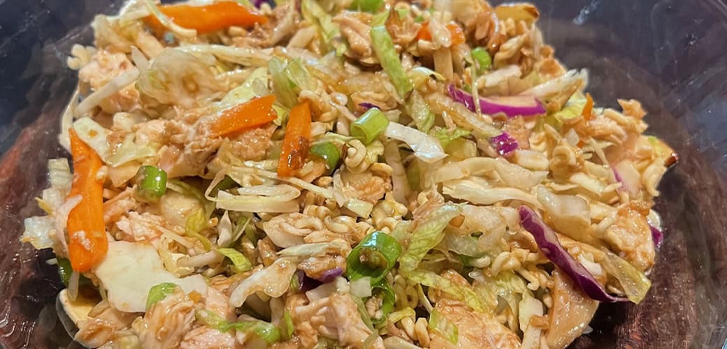 crunchy mandarin chicken salad