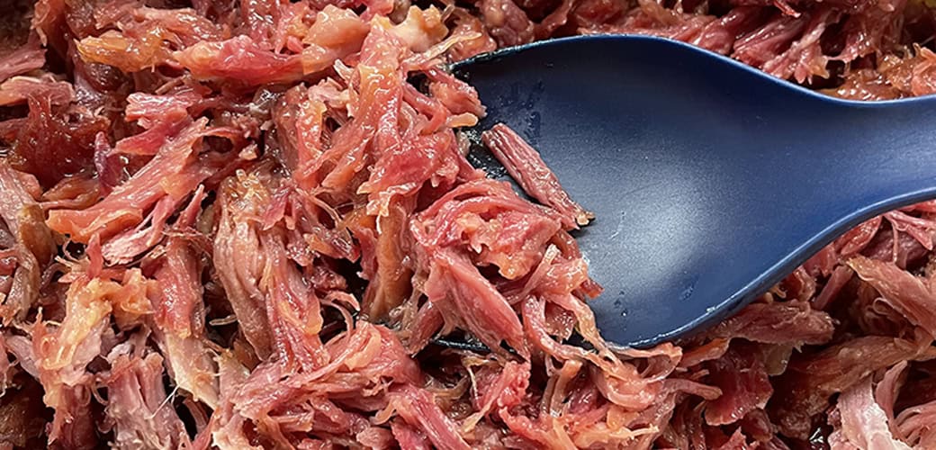 pulled ham