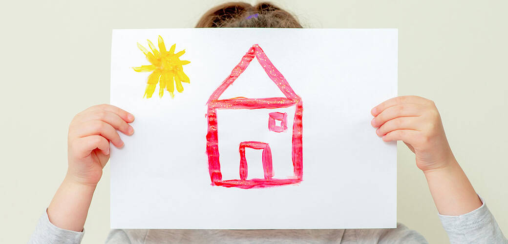 house-child drawing