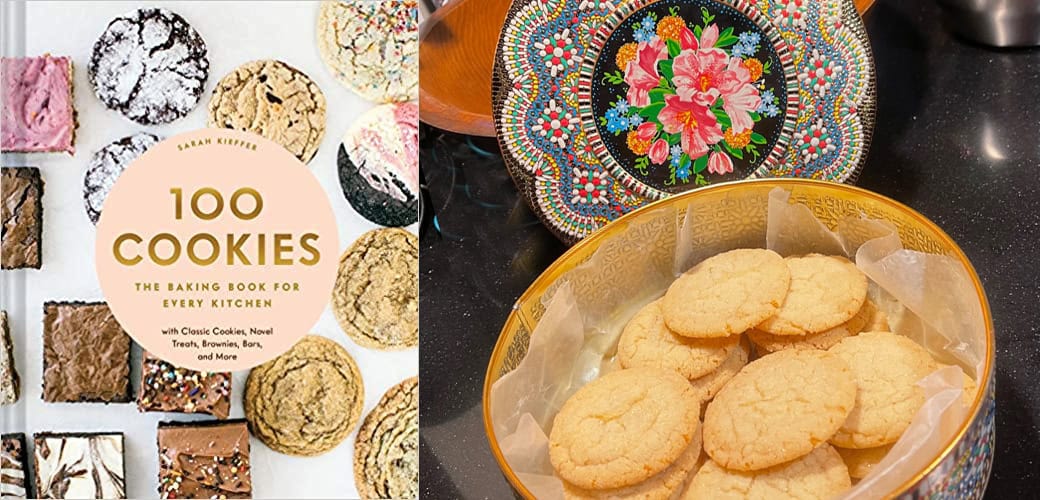 pan banging cookies