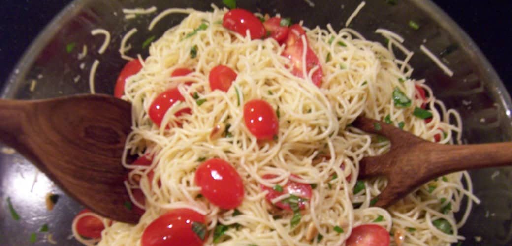 lemon angel hair pasta