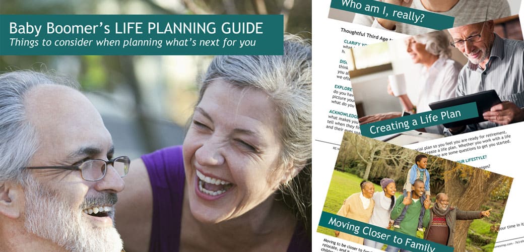 life planning guide spread – short