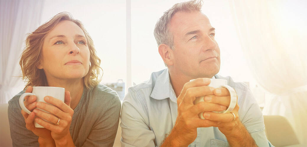 empty nesters – couple looking out