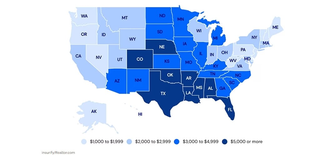 Insurance Rates Map 2025