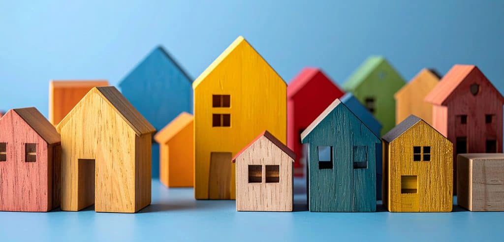Houses Wooden Row