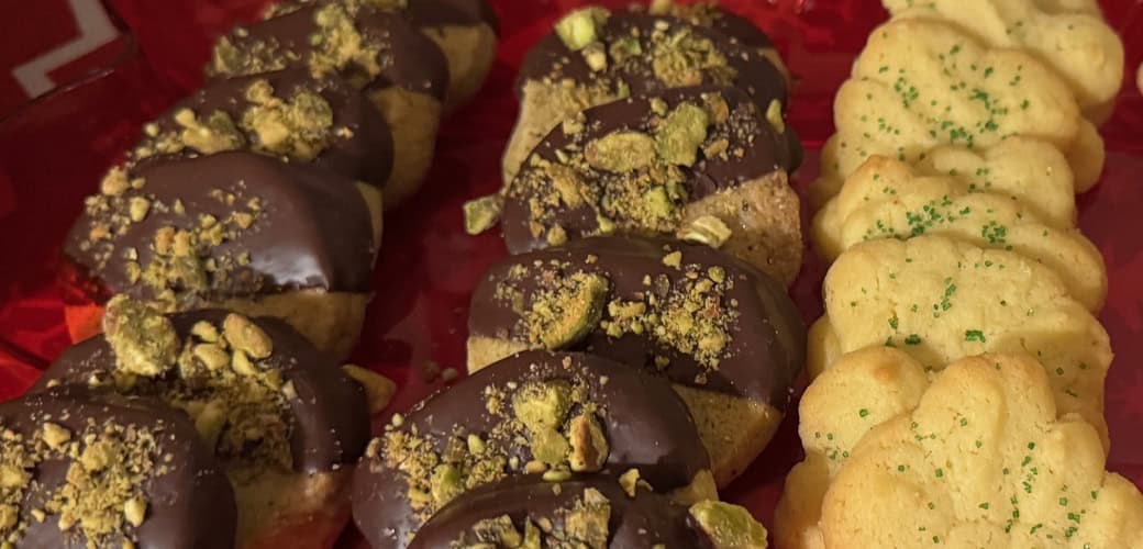 Pistachio Shortbread