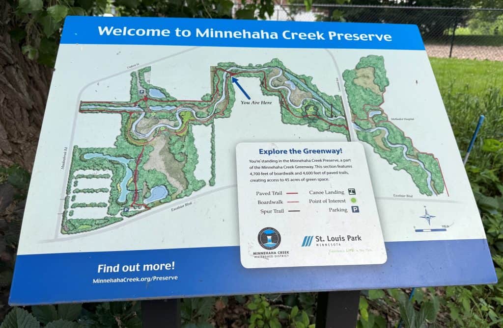 Minneahaha Creek Slp Map