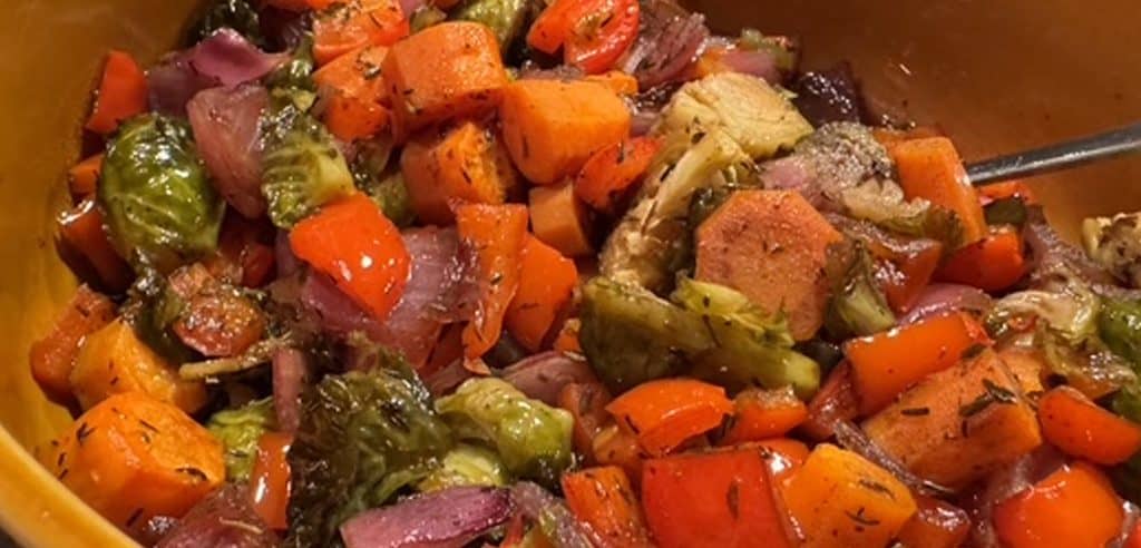 Honey Balsamic Roasted Vegetables