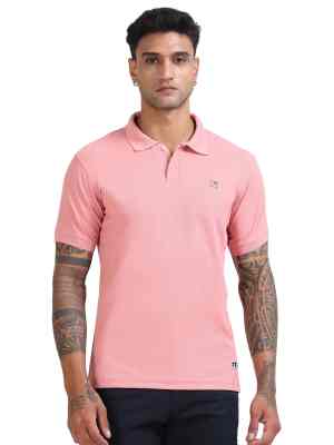 polo tshirt pastel red