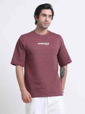 relaxed fit tshirt grape