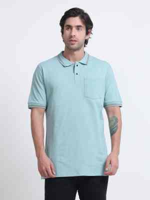 prime polo tshirt scram blue