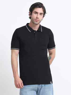 prime polo tshirt black