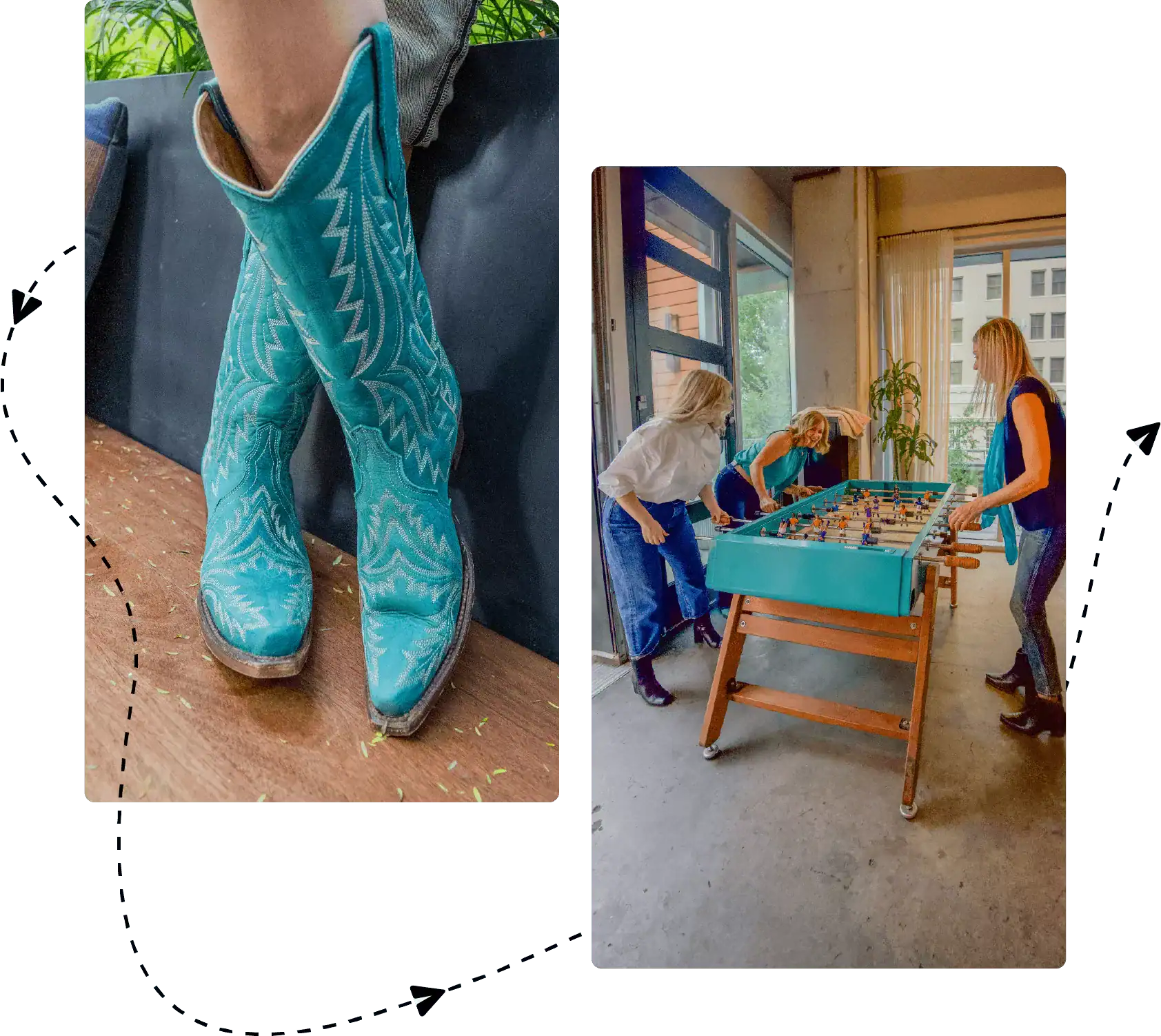 Comfortable turquoise cowboy boots with intricate embroidery, perfect for Western fashion enthusiasts.
