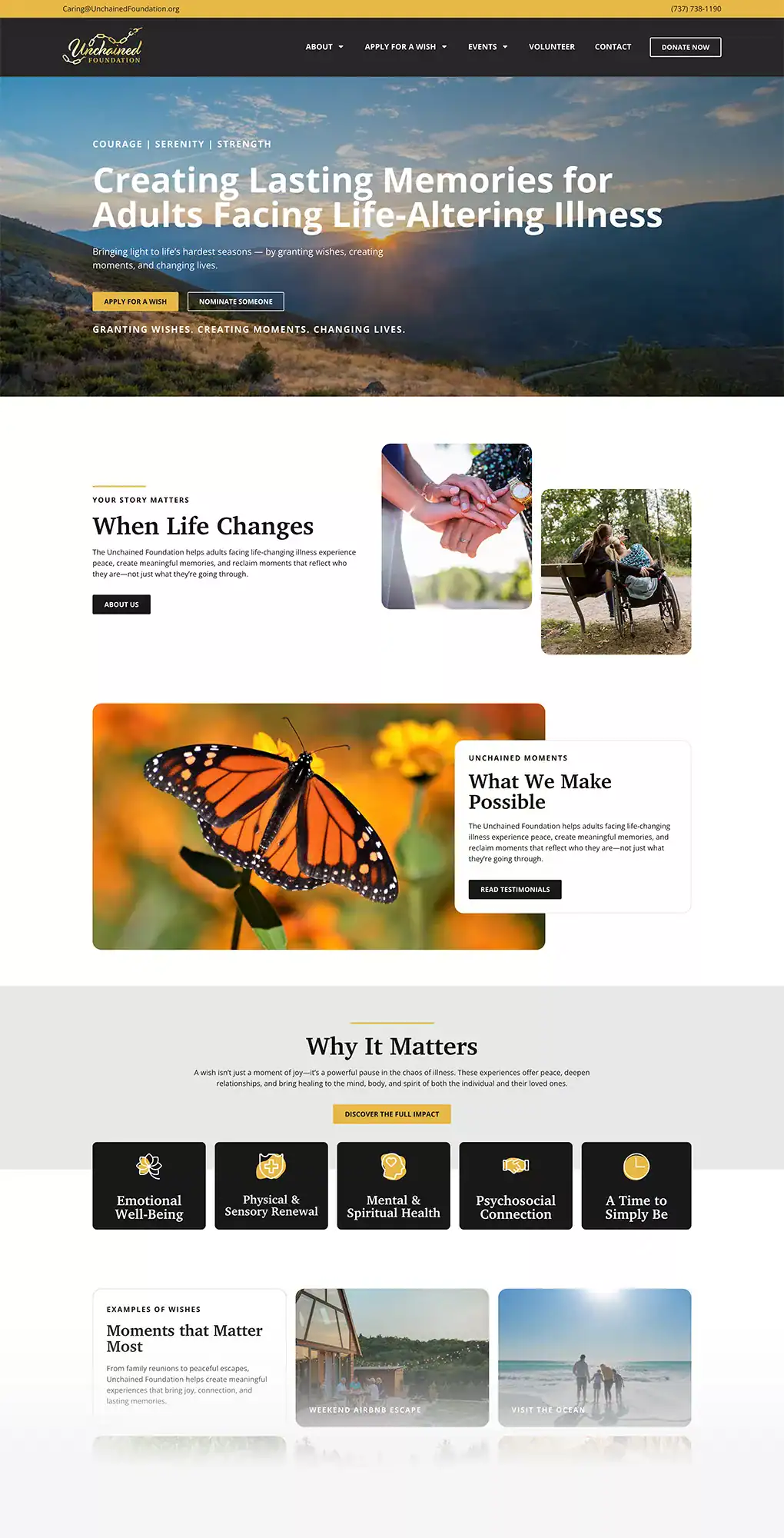 Hope to serve and uplift adults facing illness through meaningful moments and lasting memories with compassion.