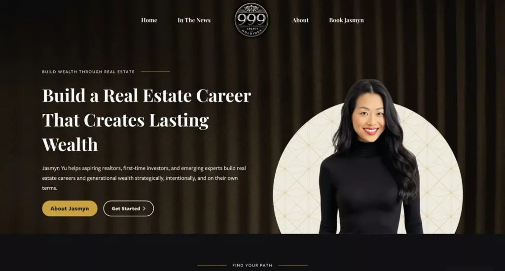 Jasmyn Yu website | Moxie360 Marketing