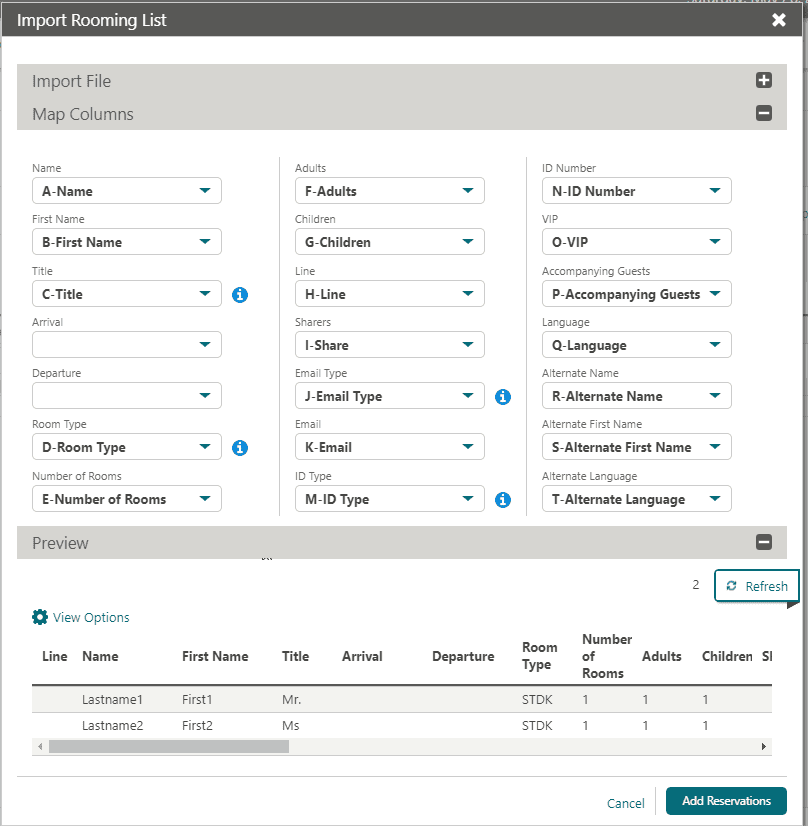 Hotel group booking and block reservations