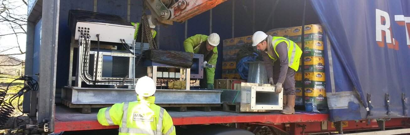 Cross flow turbine delivered to Dovestone Reservoir