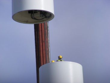 renewables first - joining the wind turbine tower sections