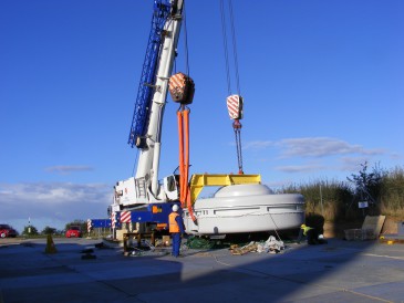 renewables first - lifting the wind turbine generator
