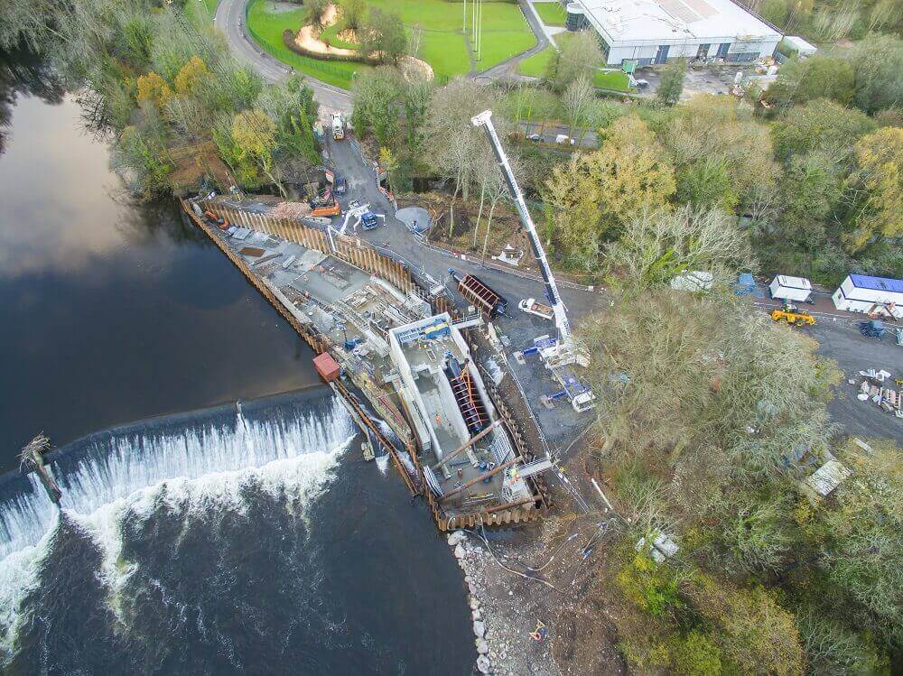 Radyr Weir Archimedes screws