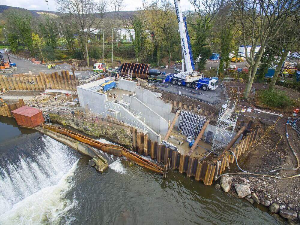 Radyr Weir Archimedes screw