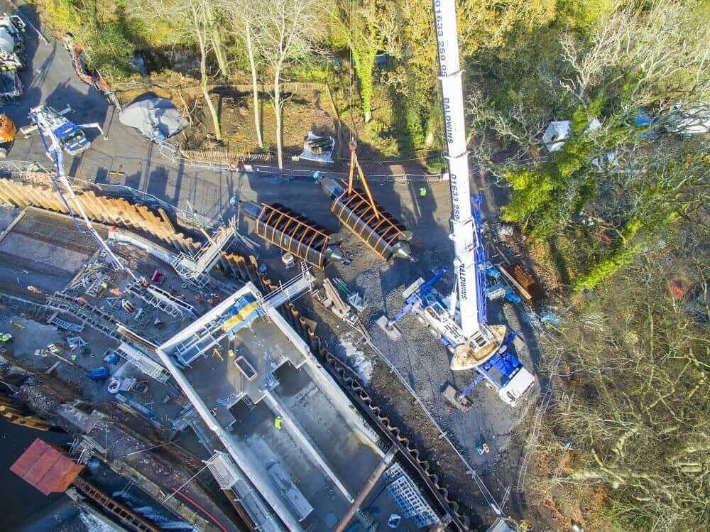 Radyr Weir Archimedes screw