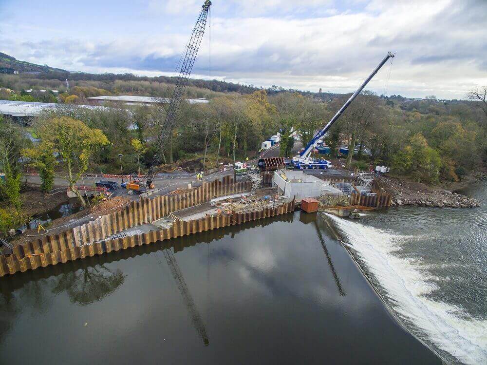 Radyr Weir Archimedes screw