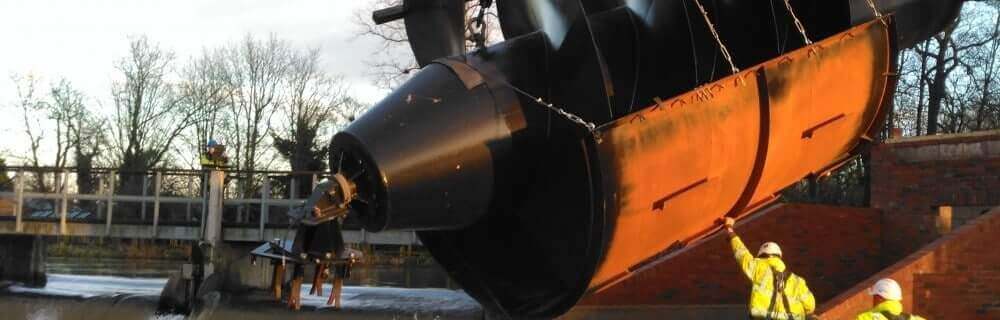 Shenfield Mill Archimedes screw turbine