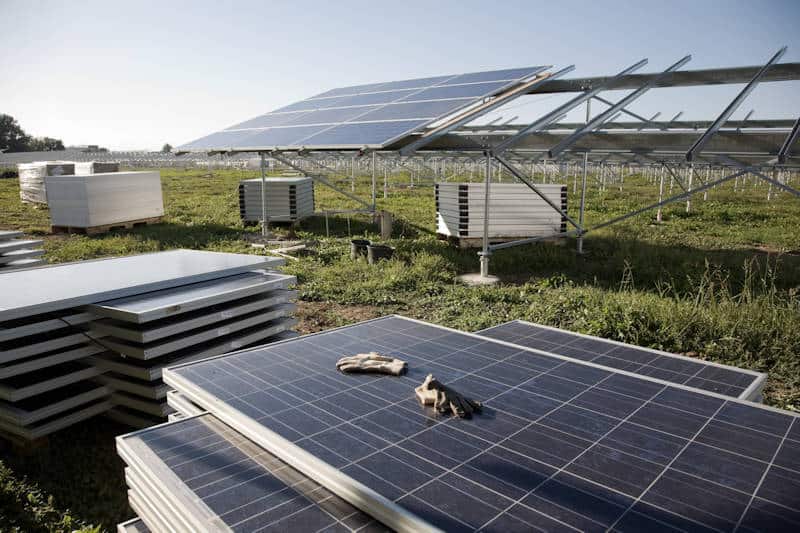 ground mounted solat PV system