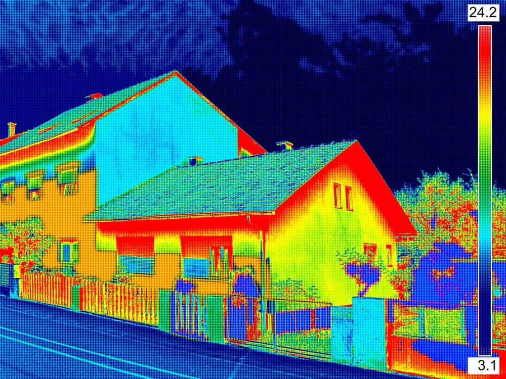 thermal image for heat pump feasibility
