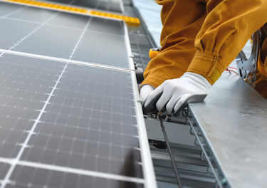 commercial solar power installation