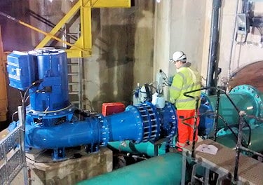 Erwood Reservoir 100kw Francis turbine whole project delivery
