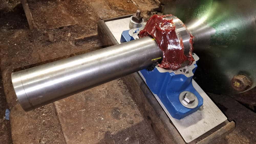 New bearing packed with grease