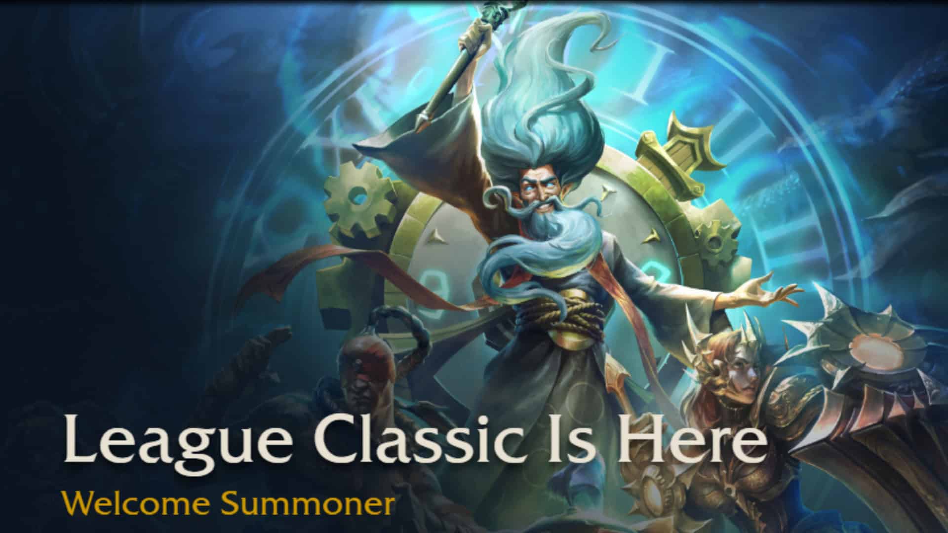 League Classic Opening Screen