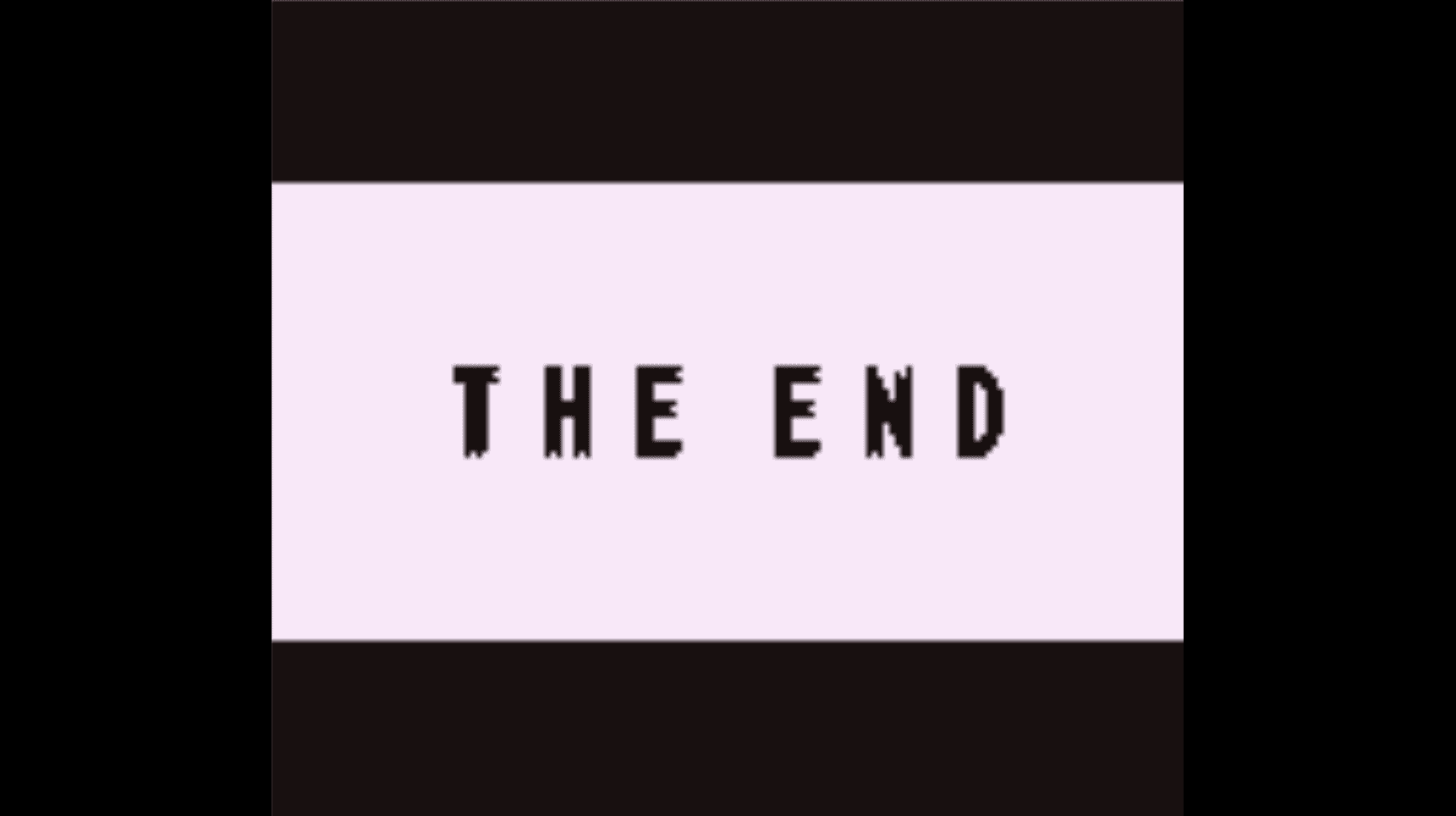 The End screen