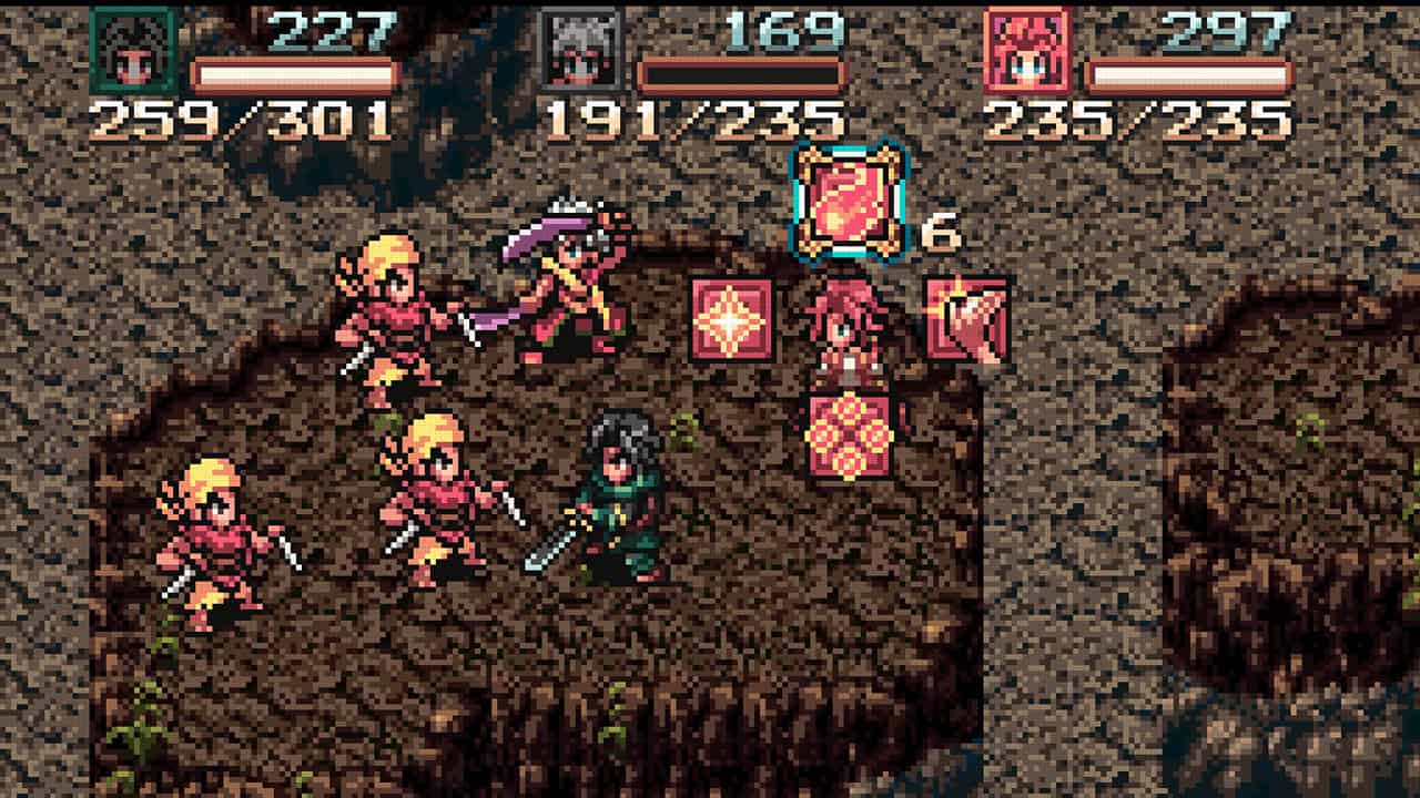 An image showing combat in Black Sigil