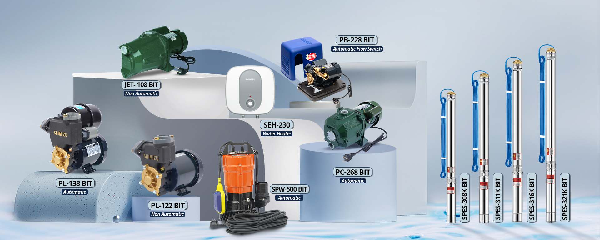 PRODUK POMPA AIR SHIMIZU
