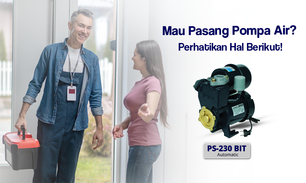 Memasang Pompa Air