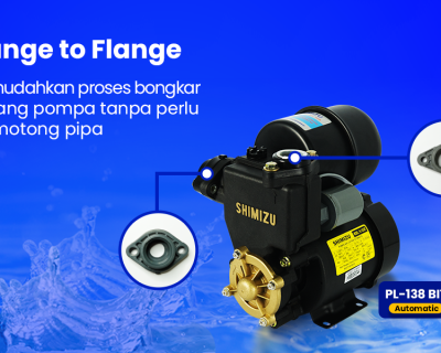 Sistem Flange to Flange SHIMIZU, Solusi Instalasi Pompa Air