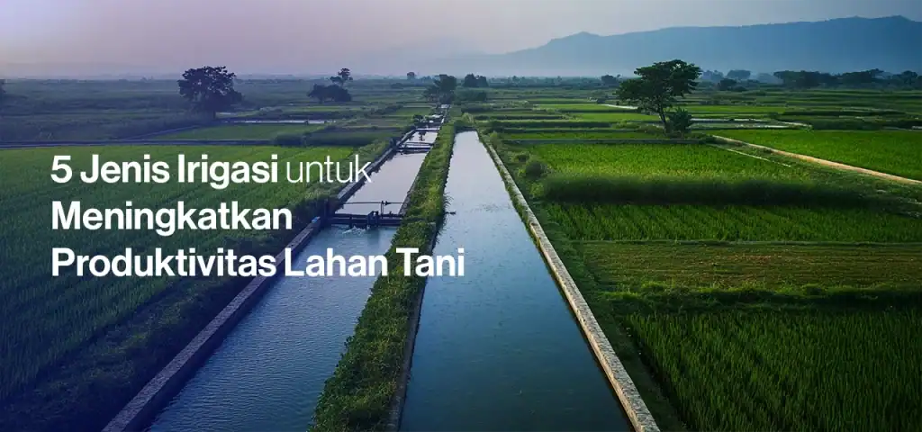 Jenis Irigasi untuk Meningkatkan Produktivitas Lahan Tani