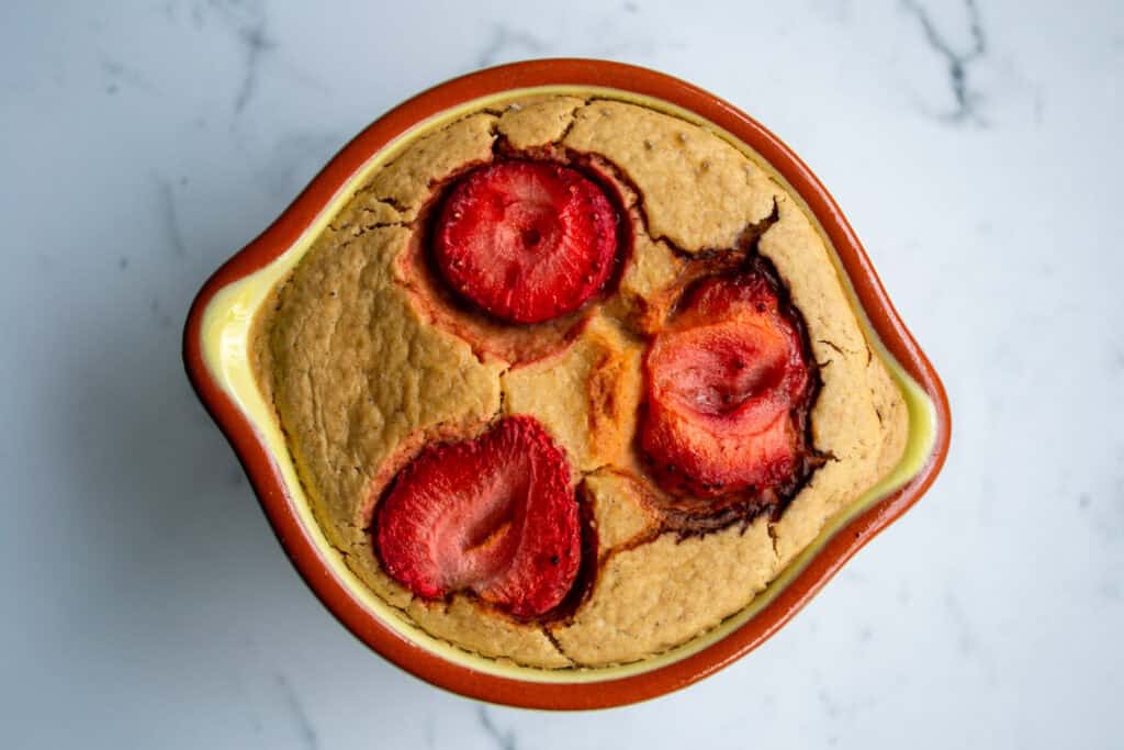 peanut butter jelly baked oats