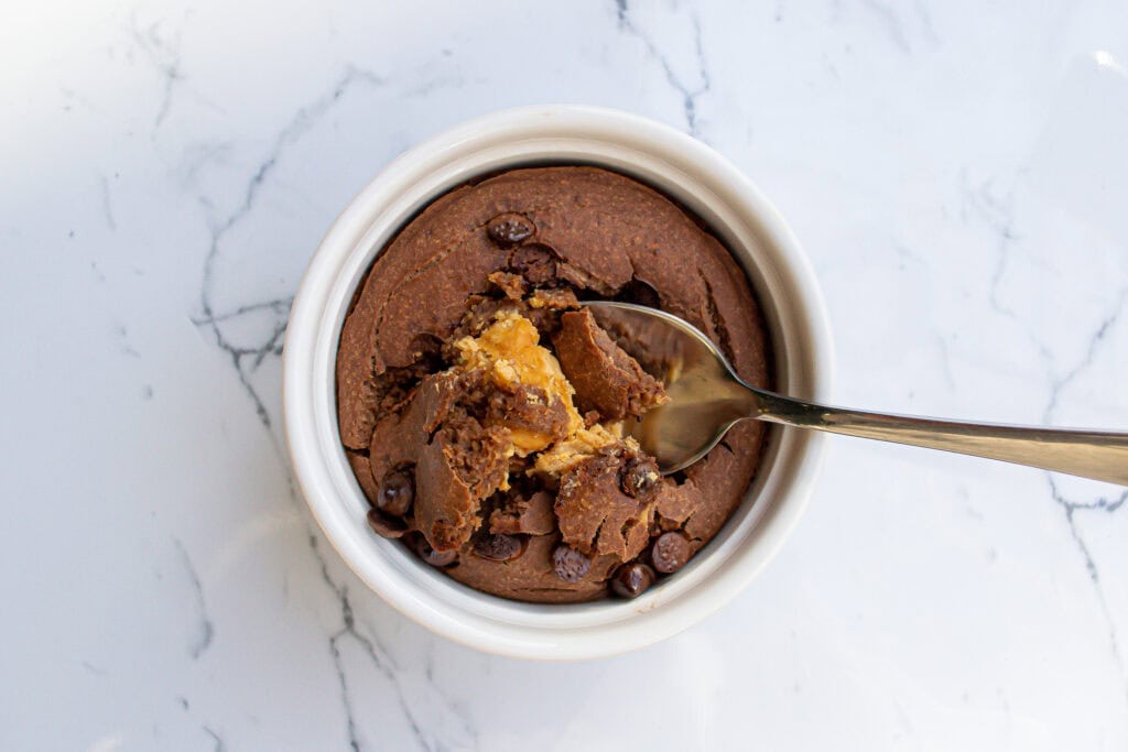 reese's chocolate peanut butter baked oats