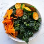 add pan-fried zucchini to nourish bowl