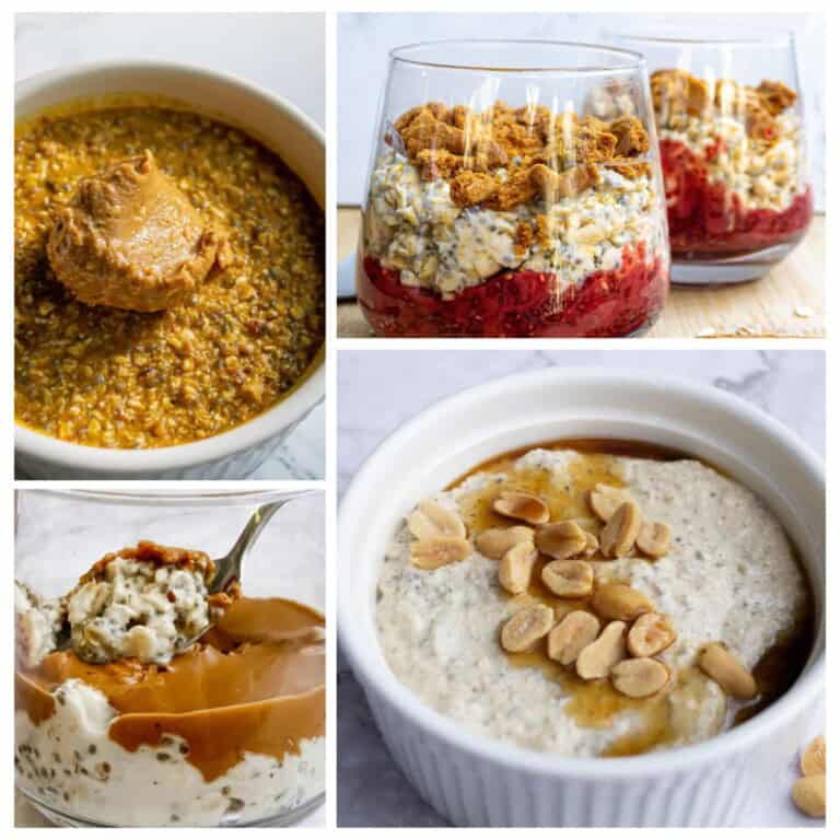 Creamy peanut butter chicken stew in a white bowl, hearty and flavorful.
