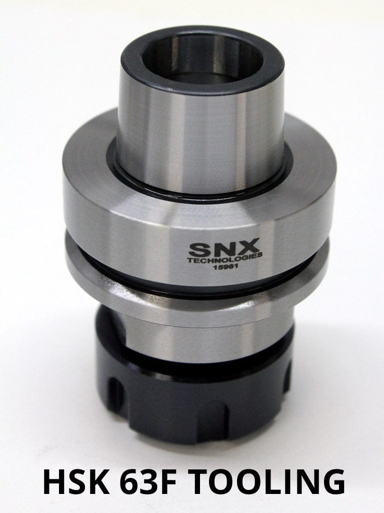 High-precision HSK 63F machining tool for CNC grinding and machining processes.