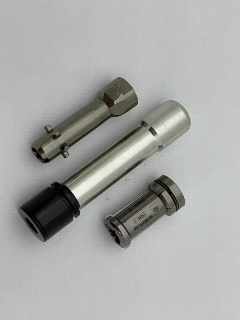 Precision stainless steel mechanical components for industrial applications.